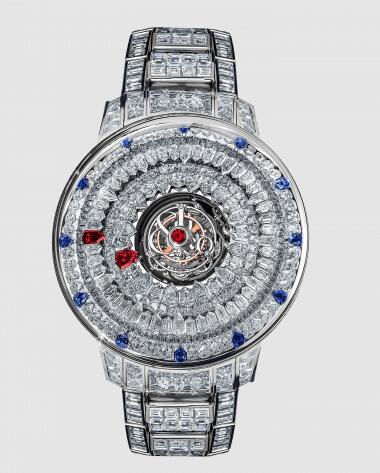 Jacob & Co. THE MYSTERY TOURBILLON BLUE SAPPHIRE INDEX WITH DIAMOND BRACELET Watch Replica SN800.30.BD.AA.A30BD Jacob and Co Watch Price Jacob & Co. THE MYSTERY TOURBILLON BLUE SAPPHIRE INDEX WITH DIAMOND BRACELET Watch Replica SN800.30.BD.AA.A30BD Jacob and Co Watch Price